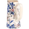 Clayre & Eef 6CE1923M Brocca da decorazione a motivi floreali 16x11x20 cm
