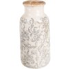 Clayre & Eef 6CE1927L Vaso Ø 15x32 cm Bianco