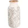 Clayre & Eef 6CE1927L Vaso Ø 15x32 cm Bianco