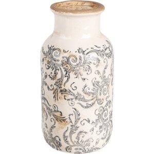 Clayre & Eef 6CE1927M Vaso Beige Ø 14x26 cm
