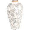 Clayre & Eef 6CE1934L Vaso in ceramica beige grigio Ø 24x40 cm
