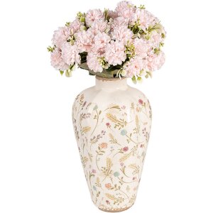Vaso Clayre & Eef 6CE1937S Decorazione floreale Ø 17x30 cm