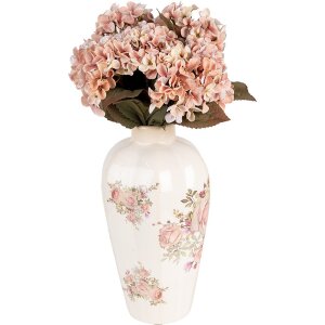 Clayre & Eef 6CE1963S Vaso a motivi floreali Ø 17x30 cm