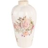 Clayre & Eef 6CE1963S Vaso a motivi floreali Ø 17x30 cm