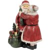 Clayre & Eef 6PR2780GG Decorazione natalizia Santa & Mrs Claus 10x10x16 cm