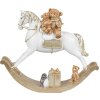 Clayre & Eef 6PR4921GG Decorazione Cavallo a dondolo 18x4x15 cm