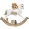 Clayre & Eef 6PR4921GG Decorazione Cavallo a dondolo 18x4x15 cm