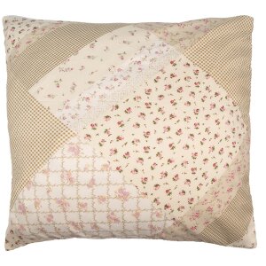 Clayre & Eef Q198.030 Copricuscino Patchwork Beige...