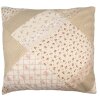 Clayre & Eef Q198.030 Copricuscino Patchwork Beige Rosa 50x50 cm