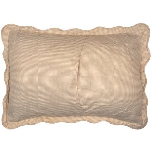Clayre & Eef Q198.060 Copriletto 180x250cm con copricuscino Patchwork Beige