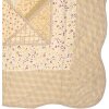 Clayre & Eef Q198.060 Copriletto 180x250cm con copricuscino Patchwork Beige