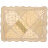 Clayre & Eef Q198.060 Copriletto 180x250cm con copricuscino Patchwork Beige