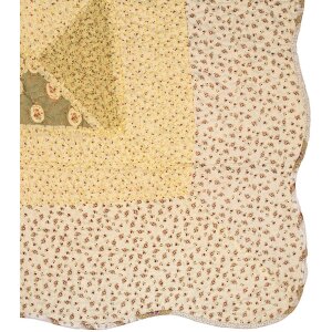 Clayre & Eef Q200.061 Copriletto 230x250 cm 2x Federa 50x70 cm Patchwork