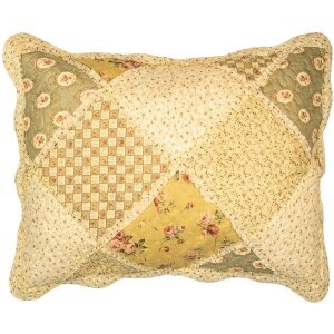 Clayre & Eef Q200.061 Copriletto 230x250 cm 2x Federa 50x70 cm Patchwork