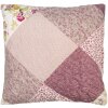 Clayre & Eef Q201.030 Copricuscino patchwork 50x50 cm Motivo floreale rosa