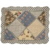 Clayre & Eef Q203.060 Copriletto 180x250 cm con copricuscino 50x70 cm Vintage