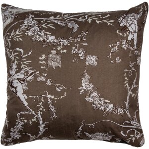 Clayre & Eef Q205.020 Copricuscino Patchwork Marrone...