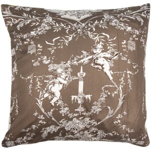 Clayre & Eef Q205.030 Copricuscino Patchwork Marrone...