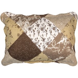 Clayre & Eef Q205.060 Copriletto 180x250 cm 1x Federa 50x70 cm Marrone