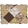 Clayre & Eef Q205.060 Copriletto 180x250 cm 1x Federa 50x70 cm Marrone