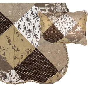 Clayre & Eef Q205.061 Copriletto patchwork 230x250 cm...