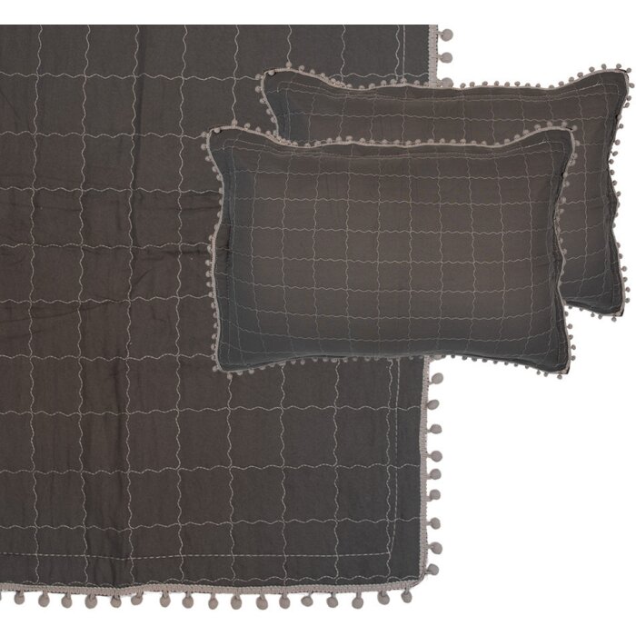 Clayre & Eef Q209.061 Copriletto 220x240 cm 2x Federa 50x70 cm