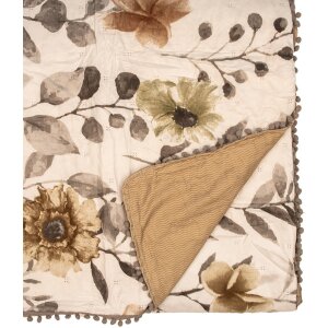 Clayre & Eef Q210.061 Copriletto 220x240 cm 2 Federe 50x70 cm Floreale