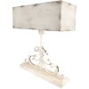 Clayre & Eef 6LMC0108 Lampada da tavolo vintage crema 50x20x56 cm E27 max 60W
