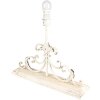 Clayre & Eef 6LMC0108 Lampada da tavolo vintage crema 50x20x56 cm E27 max 60W