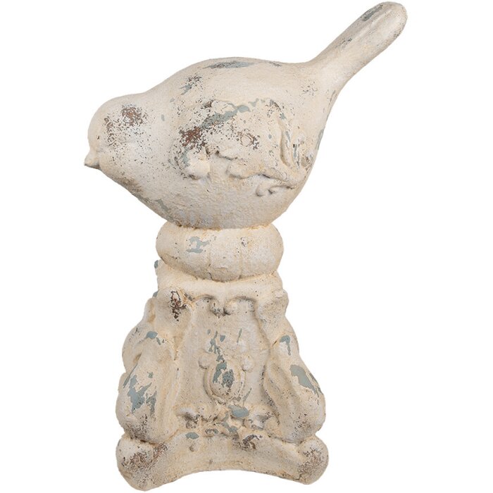Clayre & Eef 6MG0058 Uccello decorativo Shabby Chic 33x21x47 cm