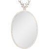 Clayre & Eef 52S321 Specchio ovale testa di cervo 50x10x89 cm