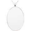 Clayre & Eef 52S321 Specchio ovale testa di cervo 50x10x89 cm