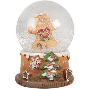 Clayre & Eef 65765 Globo di neve omino di pan di...