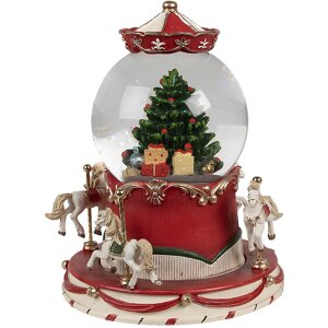 Clayre & Eef 65766 Globo di neve con albero di Natale...