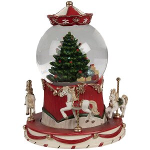 Clayre & Eef 65766 Globo di neve con albero di Natale...