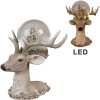 Clayre & Eef 65767 Cervo con illuminazione a LED 18x20x23 cm