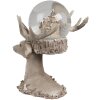 Clayre & Eef 65767 Cervo con illuminazione a LED 18x20x23 cm