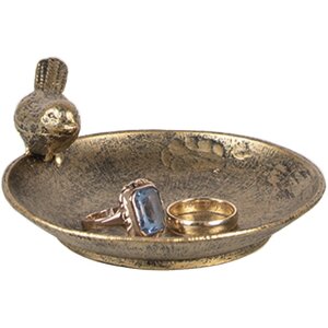 Clayre & Eef 6Y5663 Ciotola decorativa effetto oro...
