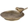 Clayre & Eef 6Y5663 Ciotola decorativa effetto oro stile country 10x9x4 cm in ferro