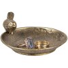 Clayre & Eef 6Y5663 Ciotola decorativa effetto oro stile country 10x9x4 cm in ferro
