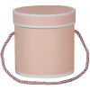 Clayre & Eef 66009P Scatola regalo rosa rotonda Ø 12x12 cm Scatola di cartone