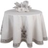 Clayre & Eef GTW45 Portapentole in cotone beige marrone 20x20 cm Stile country