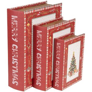 Clayre & Eef 65755 Set di 3 scatole portaoggetti...