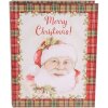 Clayre & Eef 65756 Set di scatole portaoggetti rosso bianco 3 misure Natale MDF