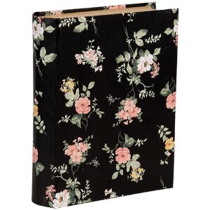 Clayre & Eef 66013Z Scatola a forma di libro Fiori...