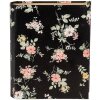 Clayre & Eef 66013Z Scatola a forma di libro Fiori Nero 17x14x5 cm