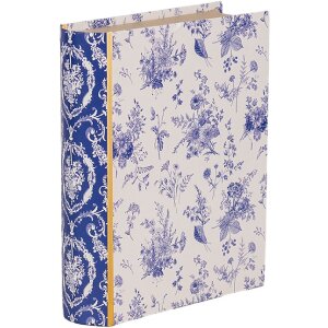 Clayre & Eef 66014 Scatola a forma di libro Bianco...