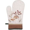 Clayre & Eef LFJ44 Guanto da forno Beige Brown 18x30 cm