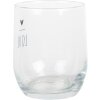 Clayre & Eef BHSGL0004 Bicchiere trasparente Ø 8x9 cm 300 ml Romantico