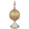 Clayre & Eef 6Y5584 Ornamento in ferro marrone-oro antico Ø 19x45 cm